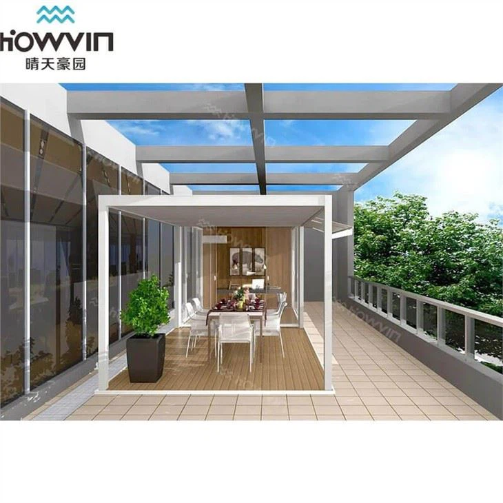 Pergola With Louvered Canopy