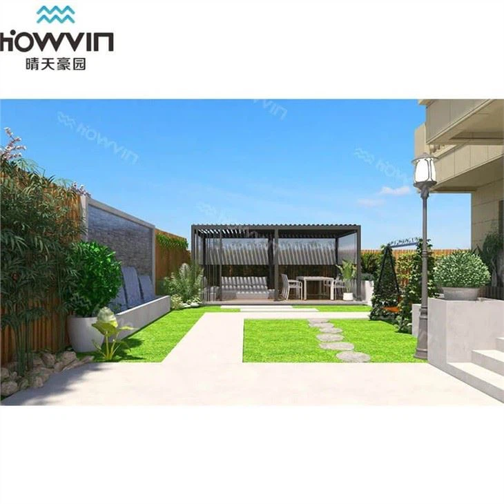 Pergola With Louvered Canopy